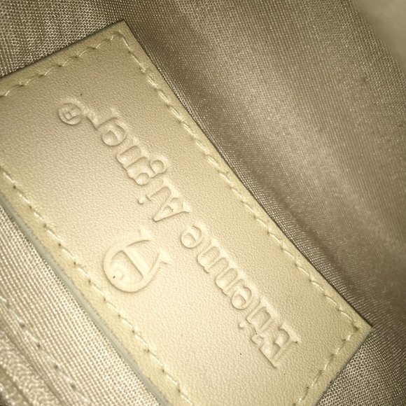 Vintage Rare Mini Estinne Aigner Woven Straw Purse with Leather Trim from the 80 - Picture 10 of 12